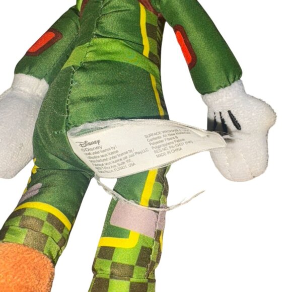 Disney Junior Mickey And The Roadster Racers Goofy Plush 10 Inch-Used - Picture 5 of 6